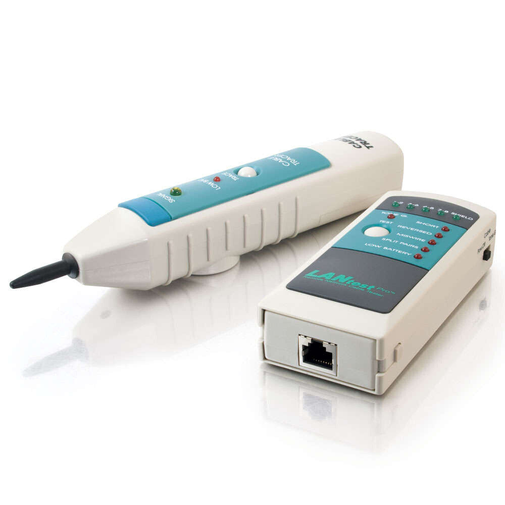 C2G LANtest Pro Remote Network Cable Tester with Tone and Probe