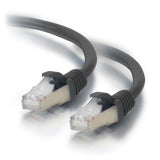 C2G 6ft (1.8m) Cat6 Snagless Shielded STP Ethernet Network Patch Cable - Black