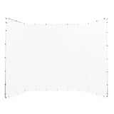 ikan BD-13F-WHT photo backdrop Aluminium, Polyester Monochromatic White