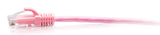 C2G 0.9m Cat6a Snagless Unshielded (UTP) Slim Ethernet Patch Cable - Pink