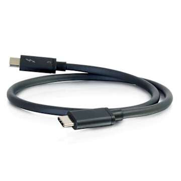C2G 3ft (0.9m) ThunderboltTM 3 Cable (20Gbps)