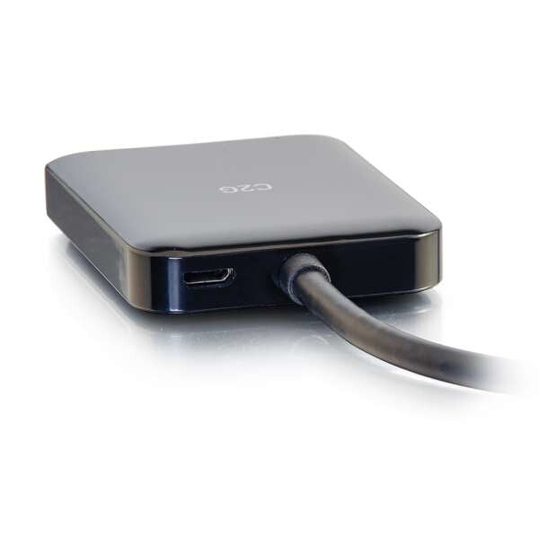 C2G 54292 video cable adapter Mini DisplayPort 2 x HDMI + USB Micro-B Black