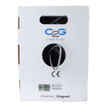 C2G 1000ft (304.8m) Cat6 Bulk Unshielded UTP Ethernet Network Cable with Stranded Conductors In-Wall CM-Rated - Gray