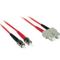 C2G 5m ST/SC Plenum-Rated Duplex 62.5/125 Multimode Fiber Patch InfiniBand/fibre optic cable Red