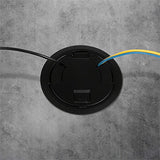 WIREMOLD 6ATC2PBK outlet box Black