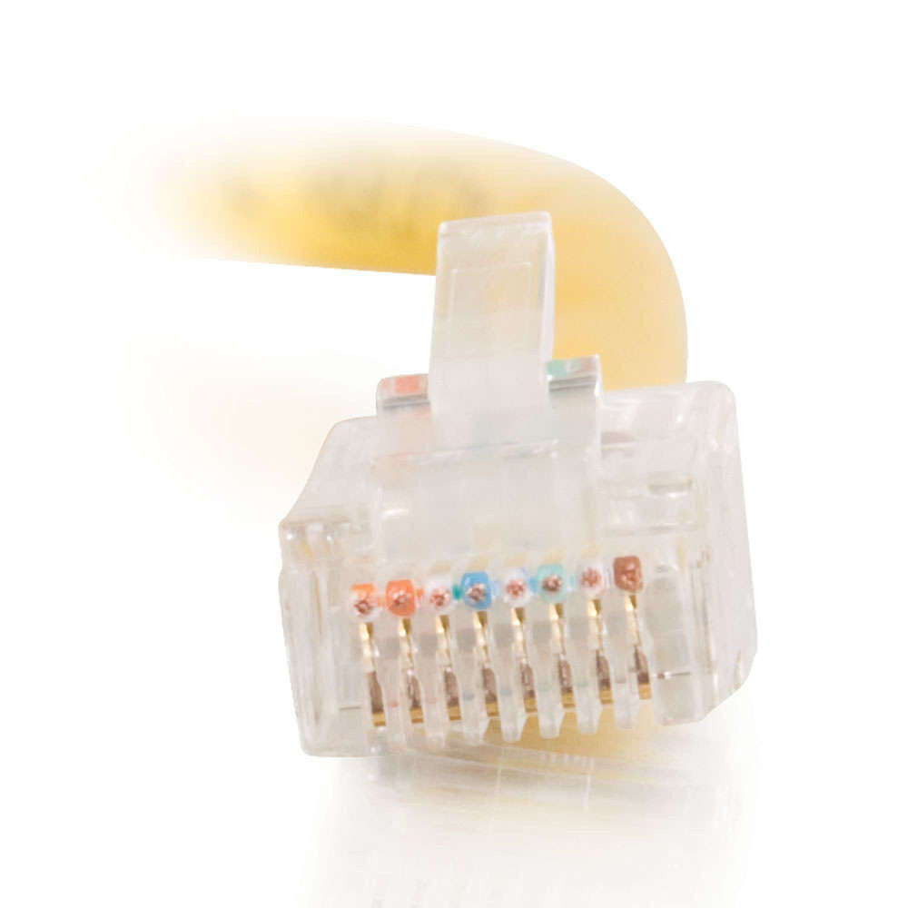 C2G 5ft (1.5m) Cat5e Non-Booted Unshielded UTP Network Crossover Patch Cable - Yellow
