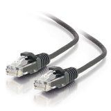 C2G 3ft (0.9m) Cat5e Snagless Unshielded UTP Slim Ethernet Network Patch Cable - Black
