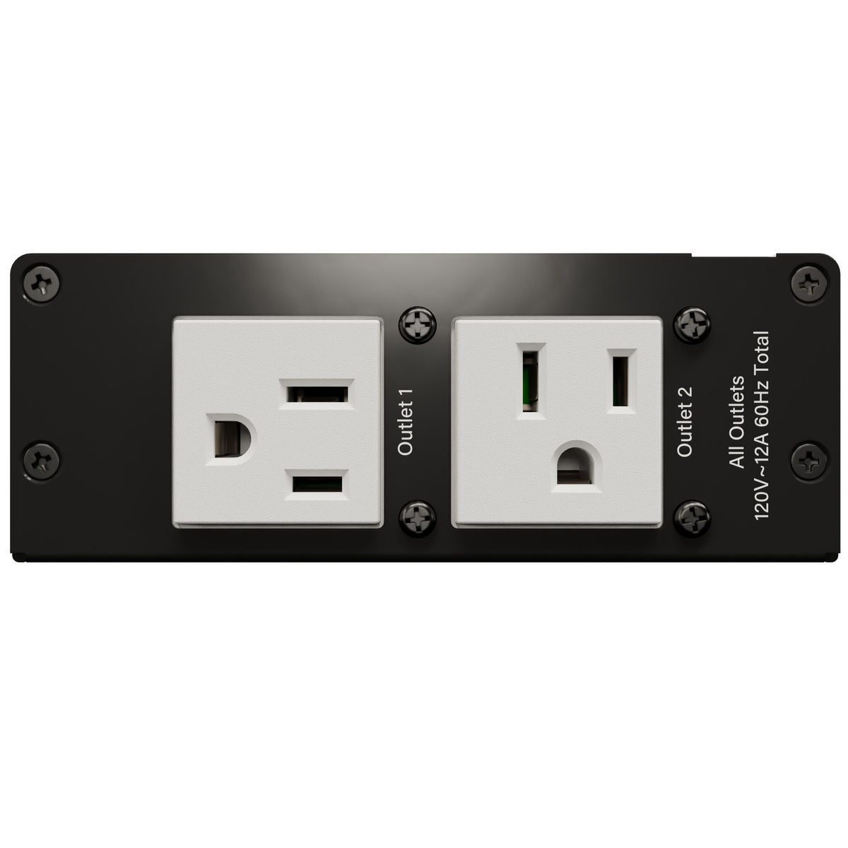 Middle Atlantic PDX-215C power distribution unit (PDU) 2 AC outlet(s) 0U Black, White