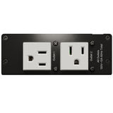 Middle Atlantic PDX-215C-SP power distribution unit (PDU) 2 AC outlet(s) 0U Black, White