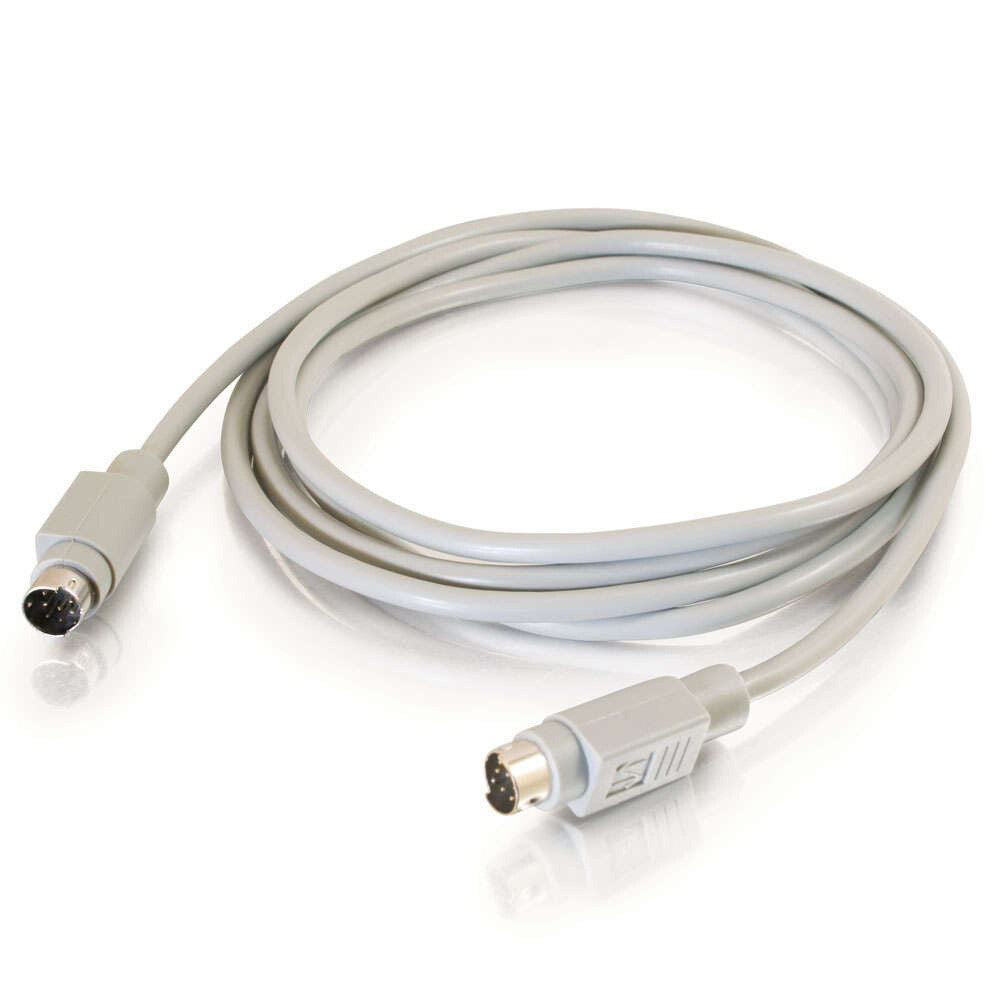 C2G 10ft (3m) 8-pin Mini Din M/M Serial RS232 Cable