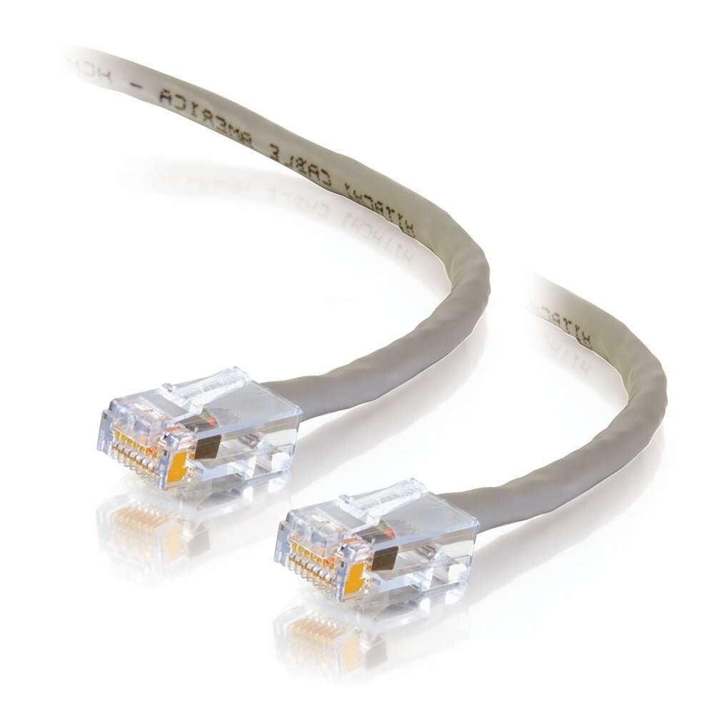 C2G 1ft (0.3m) Cat6 Non-Booted UTP Unshielded Ethernet Network Patch Cable - Plenum CMP-Rated - Gray