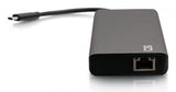 C2G USB-C® 9-in-1 Dual Display Docking Station with HDMI®, Ethernet, USB, 3.5mm Audio and Power Delivery up to 60W - 4K 30Hz (TAA Compliant)