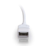 C2G 9.8ft (3m) USB 2.0 A Male to A Female Extension Cable - White
