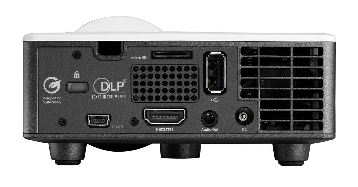Optoma ML1050STi Short throw projector 535 ANSI lumens DLP WXGA (1280x800) 3D Black, White