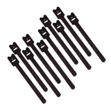 C2G 8in Screw-mountable Hook-and-Loop Cable Tie Multipack - 10 Pack