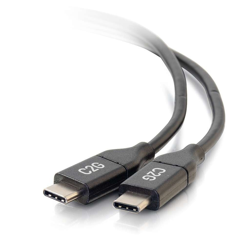C2G 3ft (0.9m) USB-C to C 2.0 Male to Male Cable (5A)
