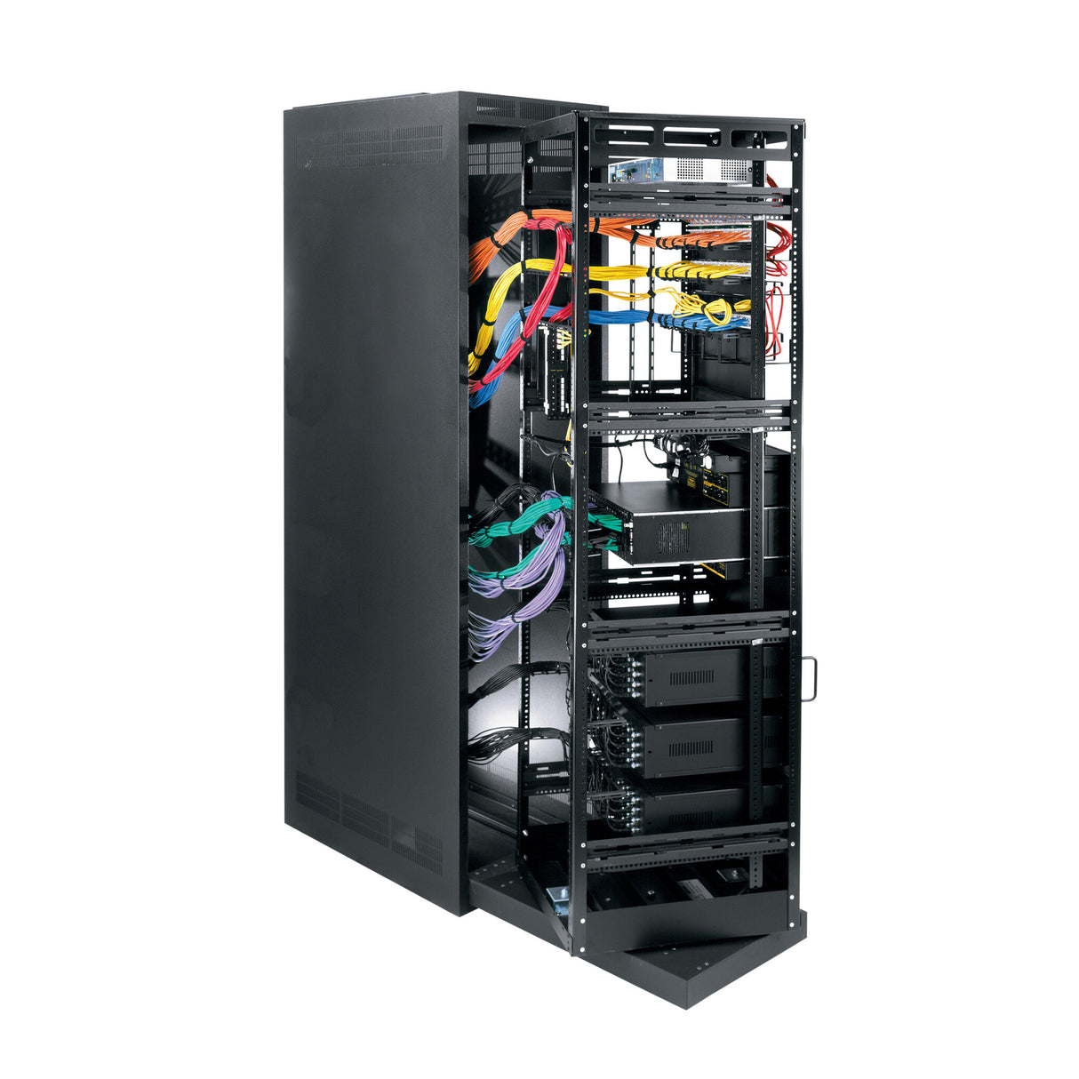 Middle Atlantic WR Series Roll Out Racks in Steel Enclosure - WR-24-32