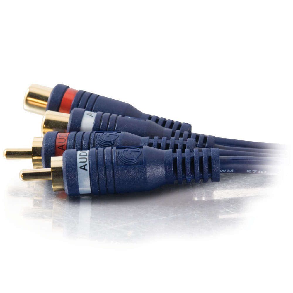 C2G 25ft (7.6m) VelocityTM RCA Stereo Audio Extension Cable