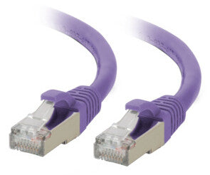 C2G 10ft Cat6a networking cable Purple 3 m S/FTP (S-STP)