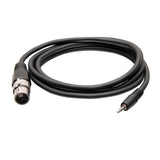 C2G 1.5ft (0.46m) 3.5mm Male 3 Position TRS to Female XLR Cable