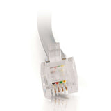 C2G 50ft (15.2m) RJ11 6P4C Straight Modular Cable