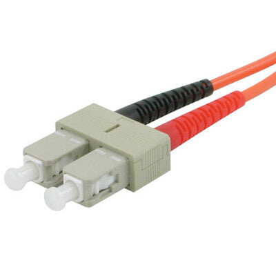C2G 8m, ST/SC Plenum-Rated Duplex 62.5/125 InfiniBand/fibre optic cable Orange