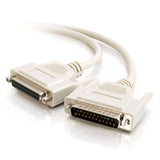 C2G 15ft (4.6m) DB25 M/F Serial RS232 Extension Cable