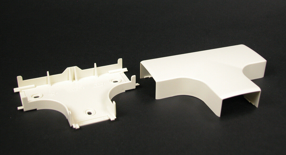 WIREMOLD PN10F15FW Eclipse™ PN10 Tee Fitting in Fog White