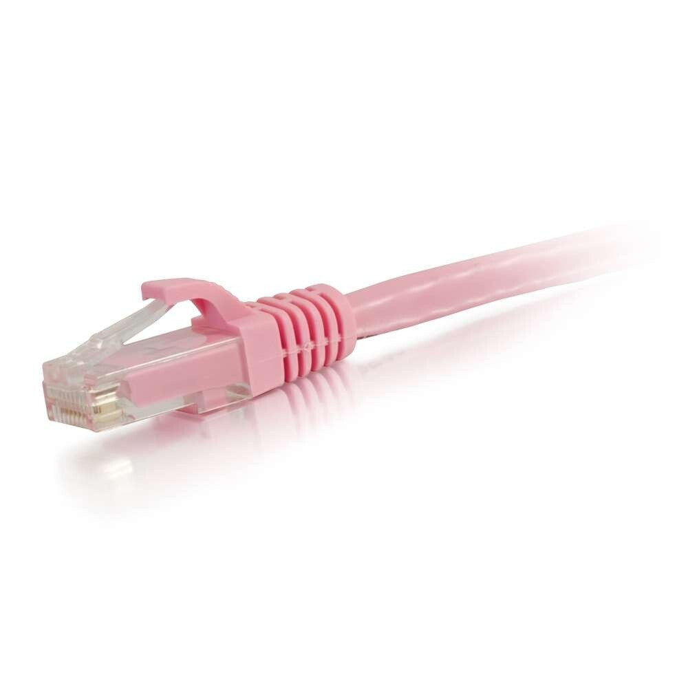 C2G 35ft (10.7m) Cat6 Snagless Unshielded UTP Ethernet Network Patch Cable - Pink