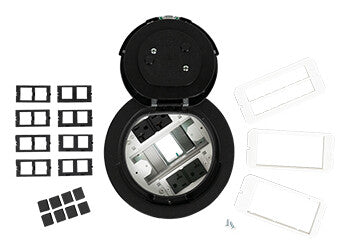 WIREMOLD 6AT2PBK outlet box No Black