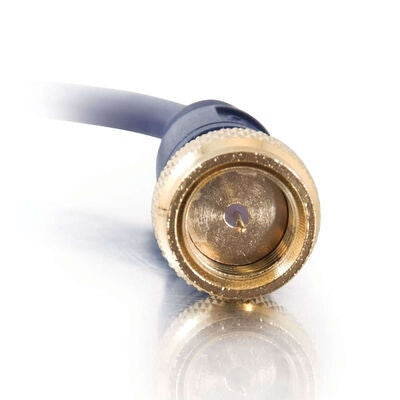 C2G Velocity Mini-Coax coaxial cable 0.914 m F-type Blue