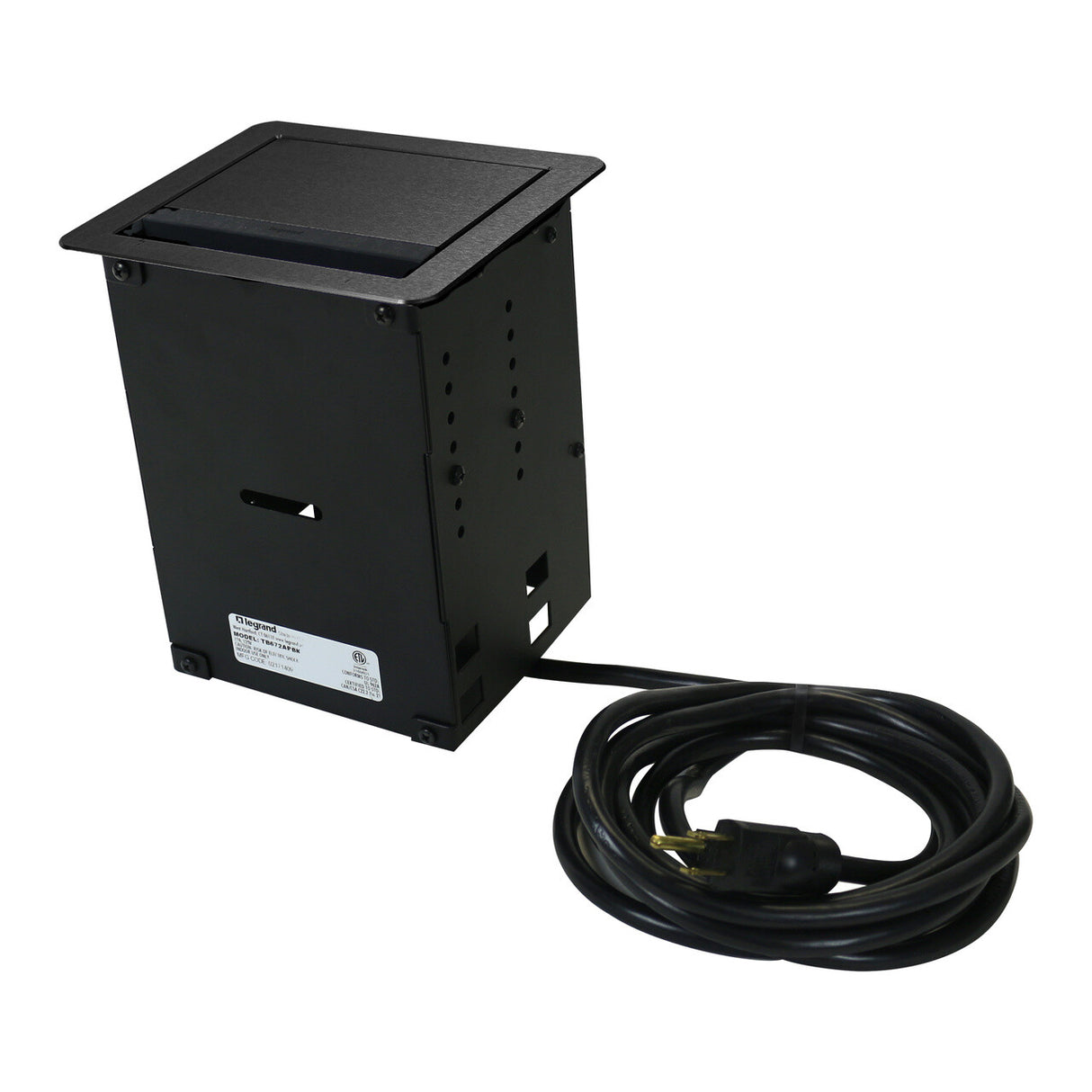 WIREMOLD TB672AUBK outlet box