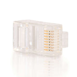 C2G RJ45 Cat5e Modular Plug for Round Stranded Cable Multipack - 50 Pack