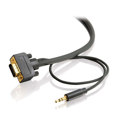 C2G 28250 video cable adapter 1.8 m VGA (D-Sub) + 3.5mm Black