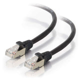 C2G 75ft (22.8m) Cat5e Snagless Shielded STP Ethernet Network Patch Cable - Black