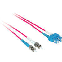 C2G 2m SC/ST Duplex 9/125 Single-Mode Fiber Patch Cable InfiniBand/fibre optic cable Red