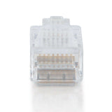 C2G RJ45 Cat5 8x8 Modular Plug for Flat Stranded Cable Multipack - 25 Pack