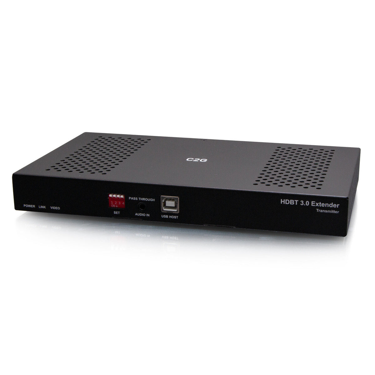 C2G HDMI HDBaseT + USB-B to A + RS232 Over Cat Extender Box TX to Box RX (18Gbps) 4K 60Hz up to 328ft