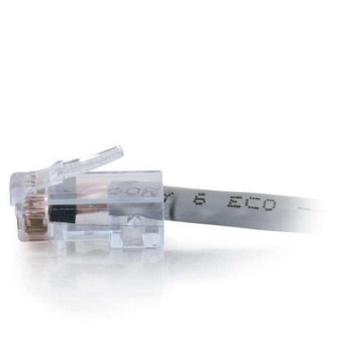 C2G 35ft (10.7m) Cat6 Non-Booted UTP Unshielded Ethernet Network Patch Cable - Plenum CMP-Rated - Gray