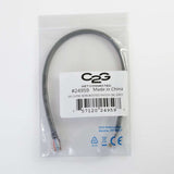 C2G 1ft (0.3m) Cat5e Non-Booted Unshielded UTP Ethernet Network Patch Cable - Gray