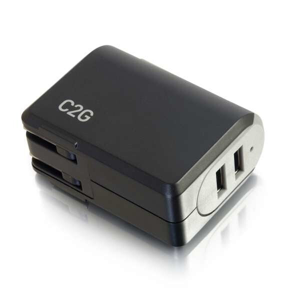 C2G 20276 mobile device charger Universal Black, Grey AC Indoor