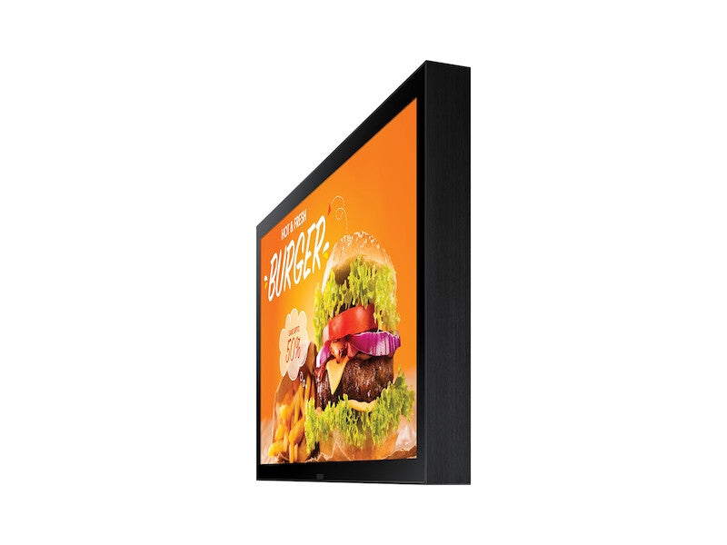 Samsung LH24OHBEBGBXZA Signage Display Digital signage flat panel 61 cm (24") Wi-Fi 1500 cd/m² Full HD Black Tizen 6.5 24/7