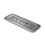 WIREMOLD MDEF3-MG power extension 0.91 m 3 AC outlet(s) Indoor Grey