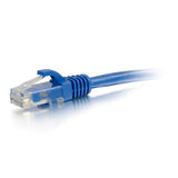 C2G 6" Cat6 networking cable Blue 0.15 m U/UTP (UTP)