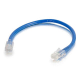 C2G 6" Cat6 networking cable Blue 0.15 m U/UTP (UTP)