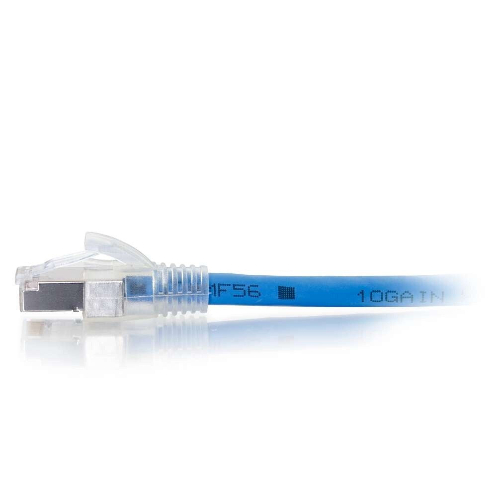 C2G 250ft (76.2m) HDBaseT Certified Cat6a Cable with Discontinuous Shielding - Plenum CMP-Rated - Blue