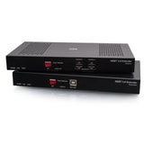 C2G HDMI HDBaseT + USB-B to A + RS232 Over Cat Extender Box TX to Box RX (18Gbps) 4K 60Hz up to 328ft