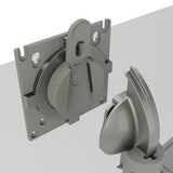 Chief Koncīs Monitor Arm Mount, Dual, Silver