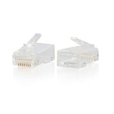 C2G RJ45 Cat6 Modular Plug for Round Solid/Stranded Cable Multipack (100 pack)