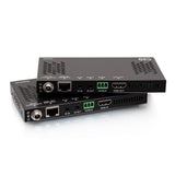 C2G HDMI HDBaseT + RS232 and IR over Cat Extender Box Transmitter to Box Receiver (18Gbps) - 4K 60Hz